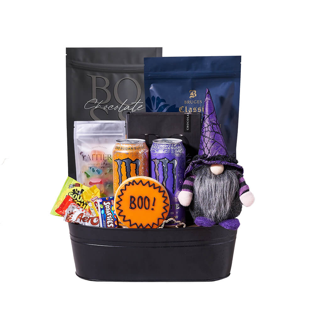 Halloween Large Treats Gift Bucket – how the gift is presented