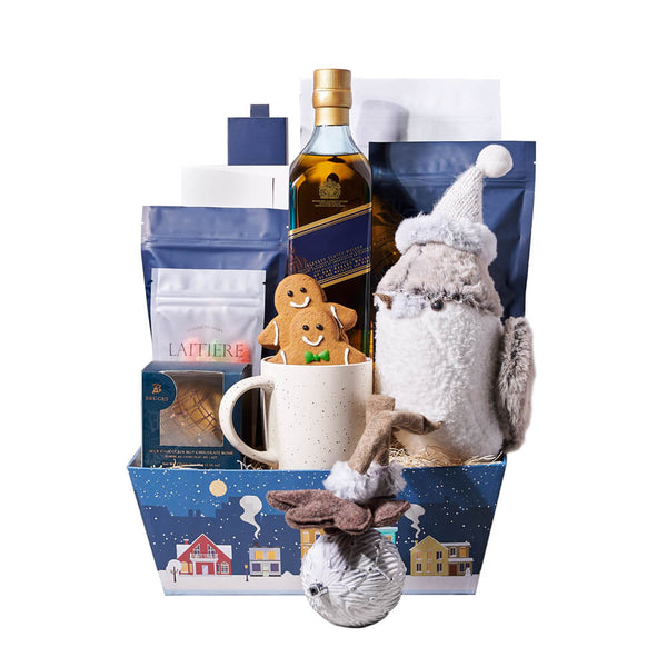 Festive Sparrow & Liquor Christmas Gift Christmas gift baskets