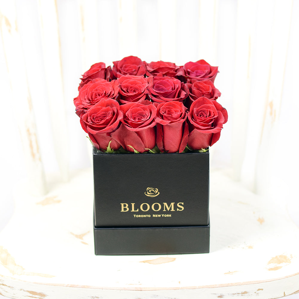 Full of Life Rose Hat Box - Red Rose Hat Box