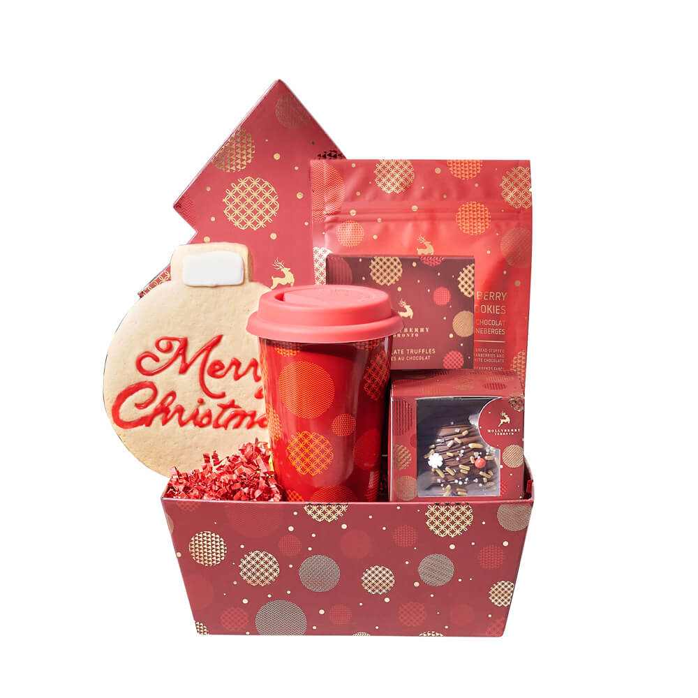 Christmas Market Tray Gift – how the gift is presented