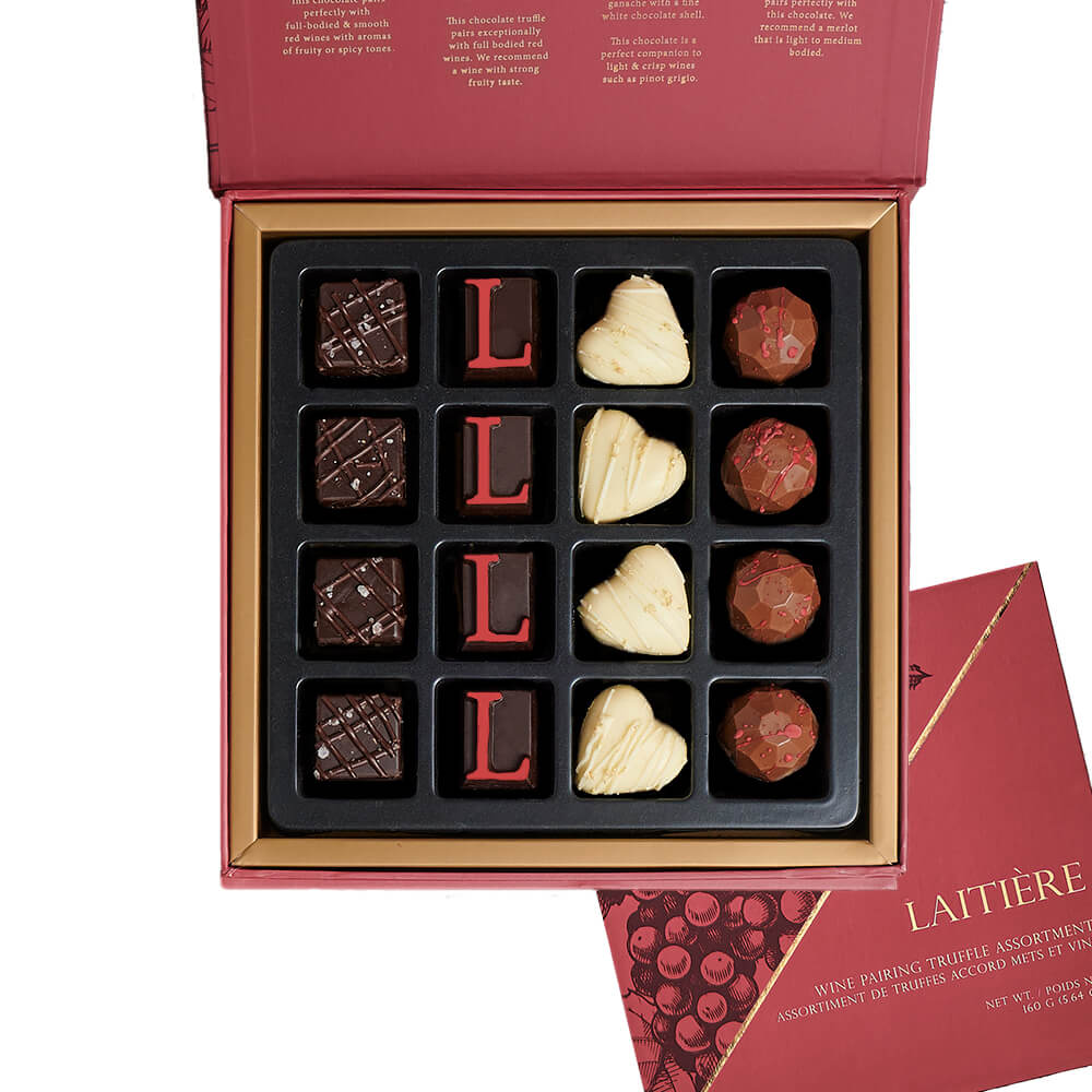 Stunning Wine & Truffle Pairing Gift, wine gift, wine, chocolate gift, chocolate, gourmet gift, gourmet. Blooms America Delivery