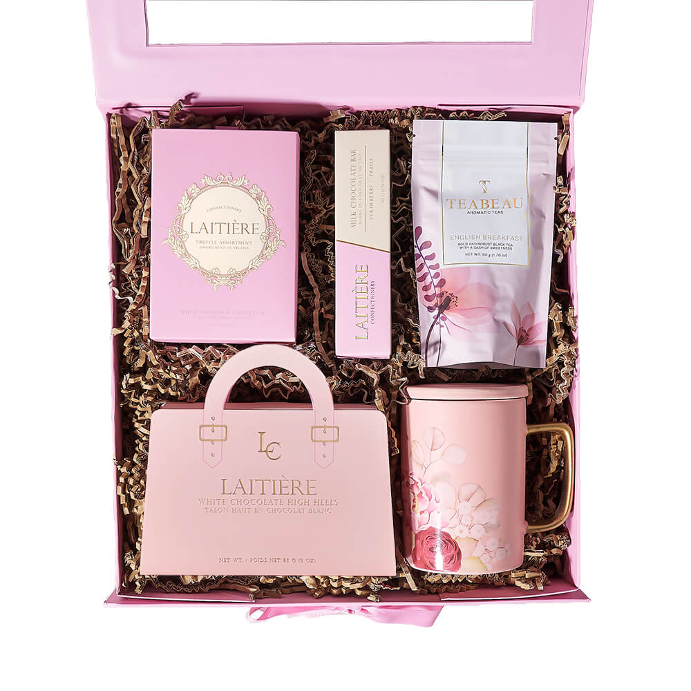 Tea Time & Chocolate Gift Box, tea gift, tea, gourmet gift, gourmet, chocolate gift, chocolate. America Blooms- America Blooms Delivery