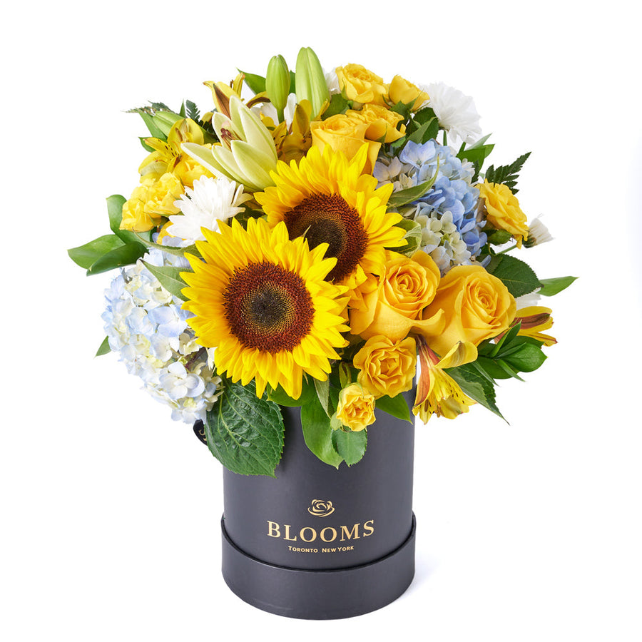Crowning Glory Sunflower Arrangement, mixed flower assortment from America Blooms - America Delivery.