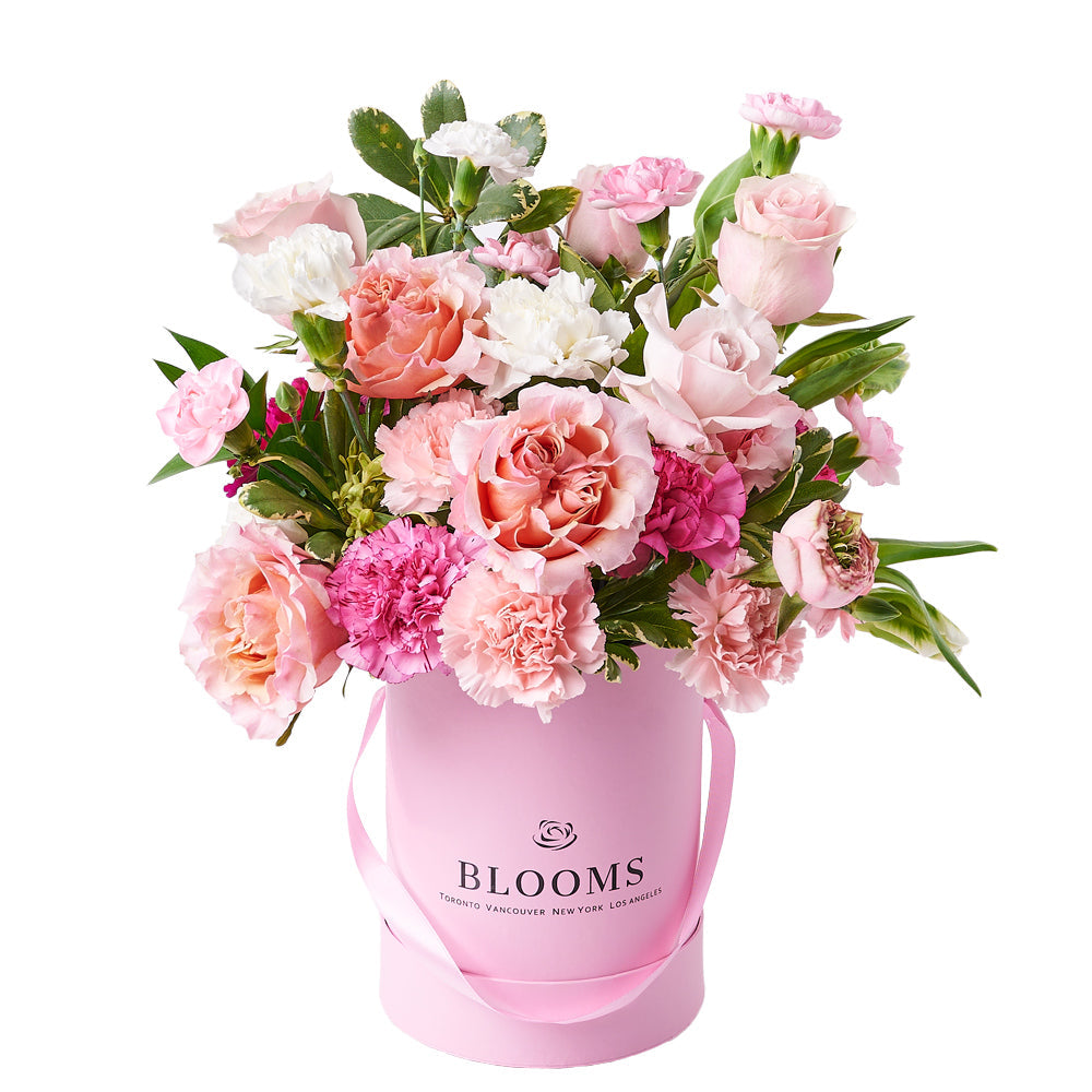 Dazzling Rose & Carnation Gift Box, mother’s day gift baskets, floral gifts, gifts