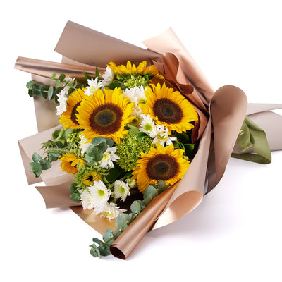 Eternal Sunshine Sunflower Bouquet, assorted flower bouquet, sunflowers bouquet, sunflowers, floral. bouquet delivery Blooms America, america