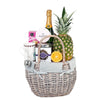 Garden Champagne Shop Basket from America Blooms - America Delivery.