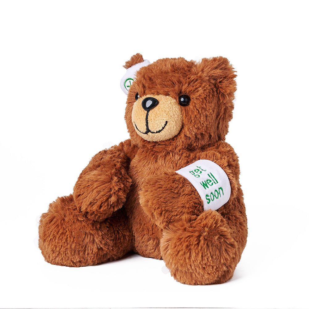 Get Well Soon Teddy, plush bear gift, plush bear, teddy bear gift, teddy bear. America Blooms-America Blooms Delivery