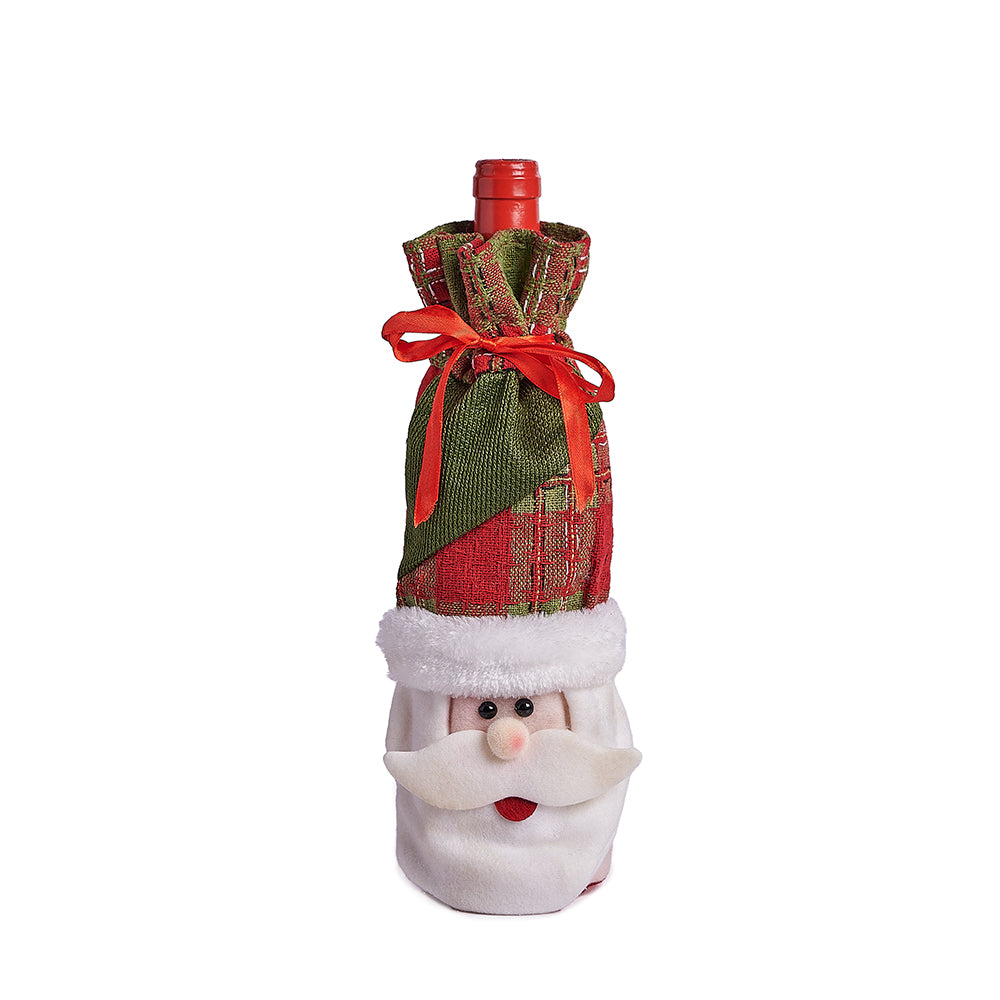 Holiday Wine &amp; Santa Gift Bag, wine gift, wine, christmas gift, christmas, holiday gift, holiday, America delivery