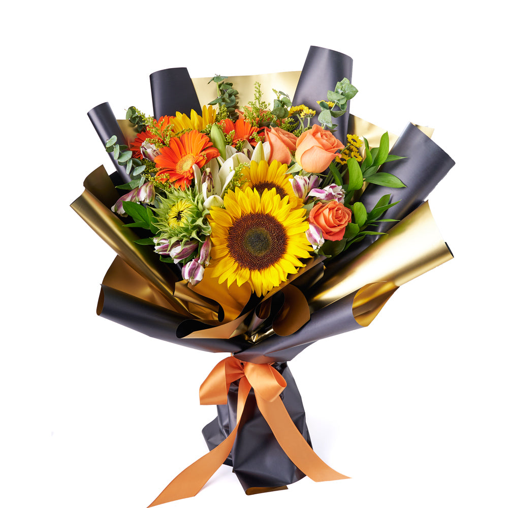 Let Your Life Shine Sunflower Bouquet - America Blooms - America Blooms flower delivery