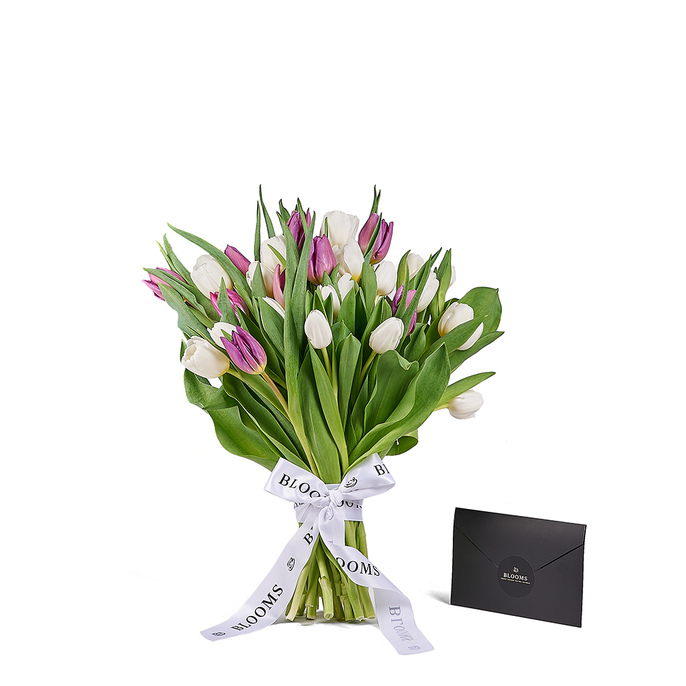 Lilac Dreams Tulip Bouquet, tulip gift, tulip, flower gift, flower, seasonal flower gift, seasonal flower, America delivery
