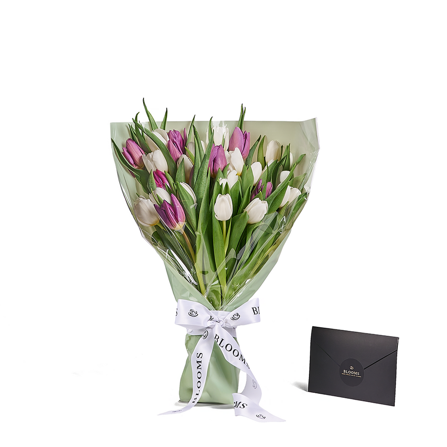 Lilac Dreams Tulip Bouquet, tulip gift, tulip, flower gift, flower, seasonal flower gift, seasonal flower, America delivery