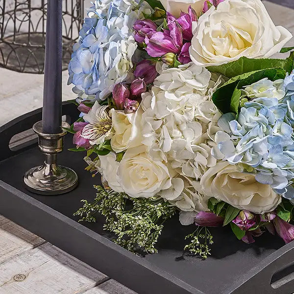 Fresh seasonal flowers arranged by hand for delivery