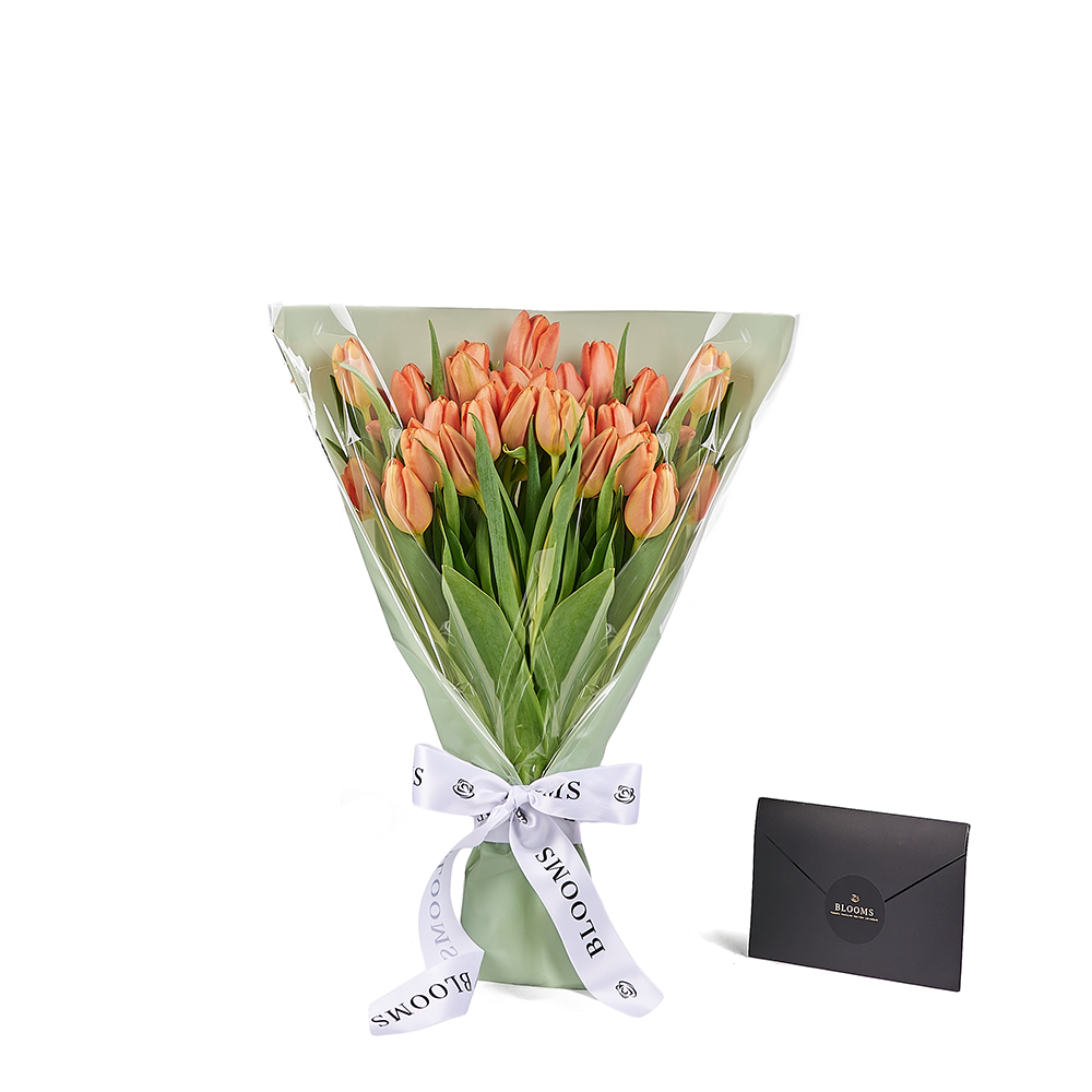 Midsummer Night Tulip Bouquet, tulip gift, tulip, flower gift, flower, seasonal flower gift, seasonal flower, America delivery