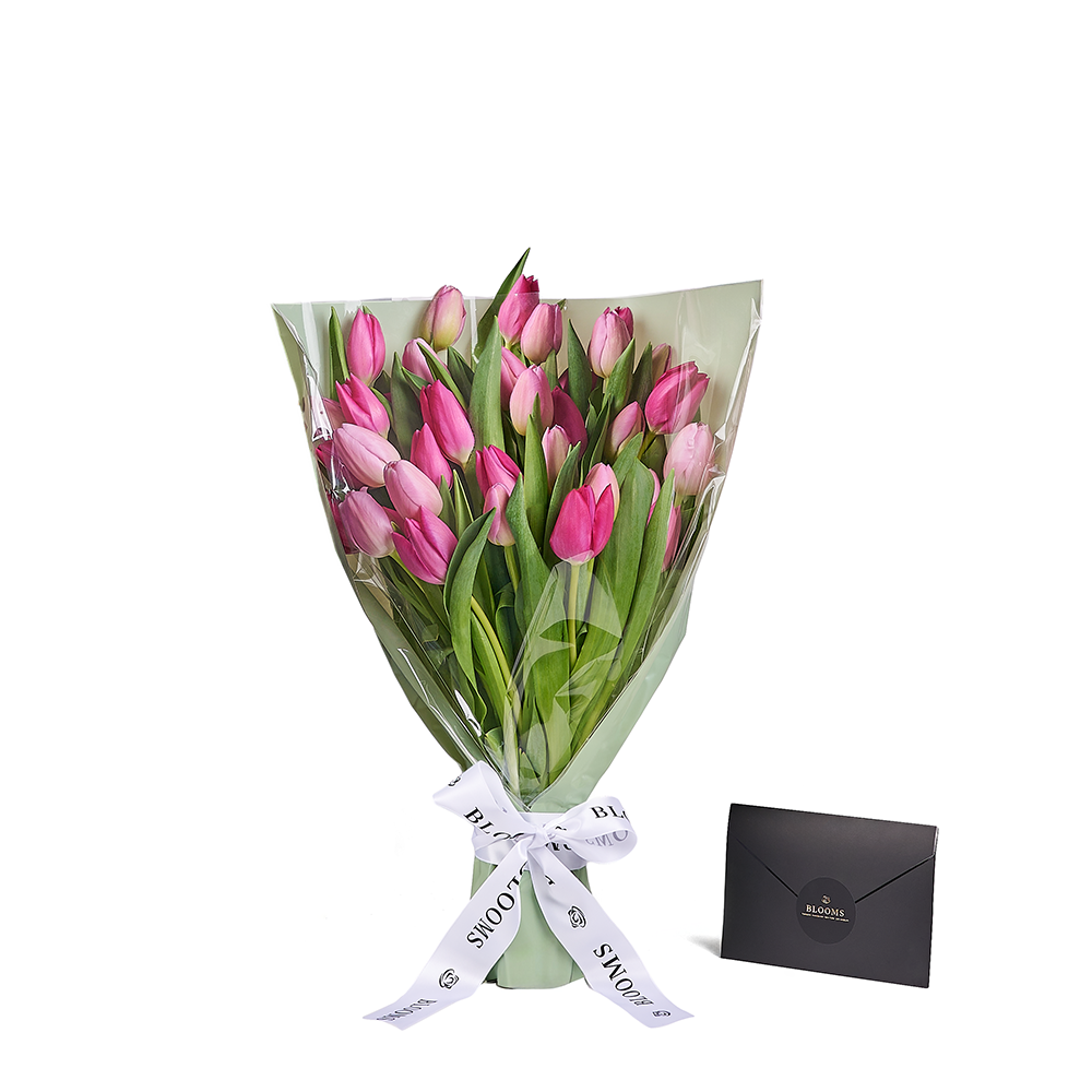 Mother’s Day Assorted Tulip Bouquet & Box, tulip gift, tulip, flower gift, flower, seasonal flower gift, seasonal flower, mothers day gift, mothers day, America delivery