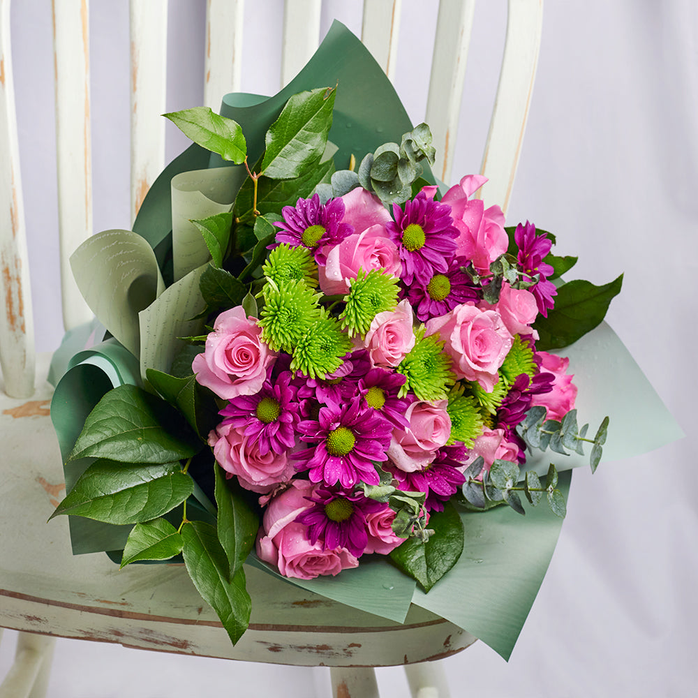Mother's Day Secret Garden Mixed Floral Bouquet, Flower Gifts, Mixed Flower Bouquet from America Blooms - America Delivery.
