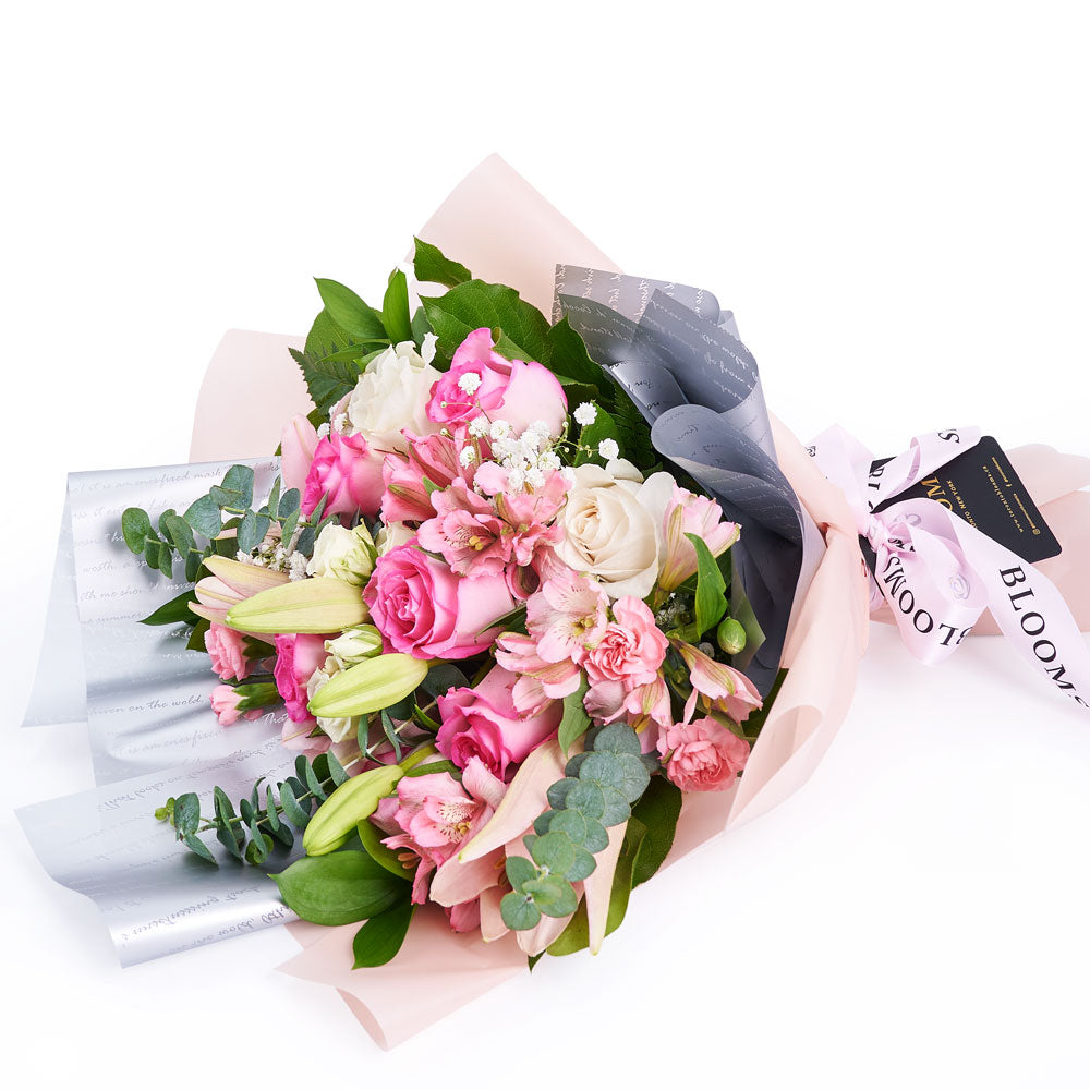 Pastel Dreams 12 Stem Mixed Rose Mother's Day Edition, Mother's Day Rose Bouquet Gift from America Blooms - America Delivery.