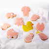 Pink Welcome Baby Cookie Box, Baby Girl Cookies, Baby Cookies, Baked Goods, Cookies, America Blooms Delivery