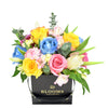 Rainbow Blossoms Mixed Arrangement, floral gift baskets, gift baskets, flower bouquets, floral arrangement. America Blooms Delivery