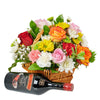 Spirits & Bountiful Mixed Rose Gift Set – Liquor Gifts – Same Day Blooms America delivery