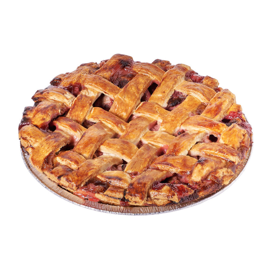 Strawberry Rhubarb Pie, pie gift, pie, dessert gift, dessert. America Blooms Delivery