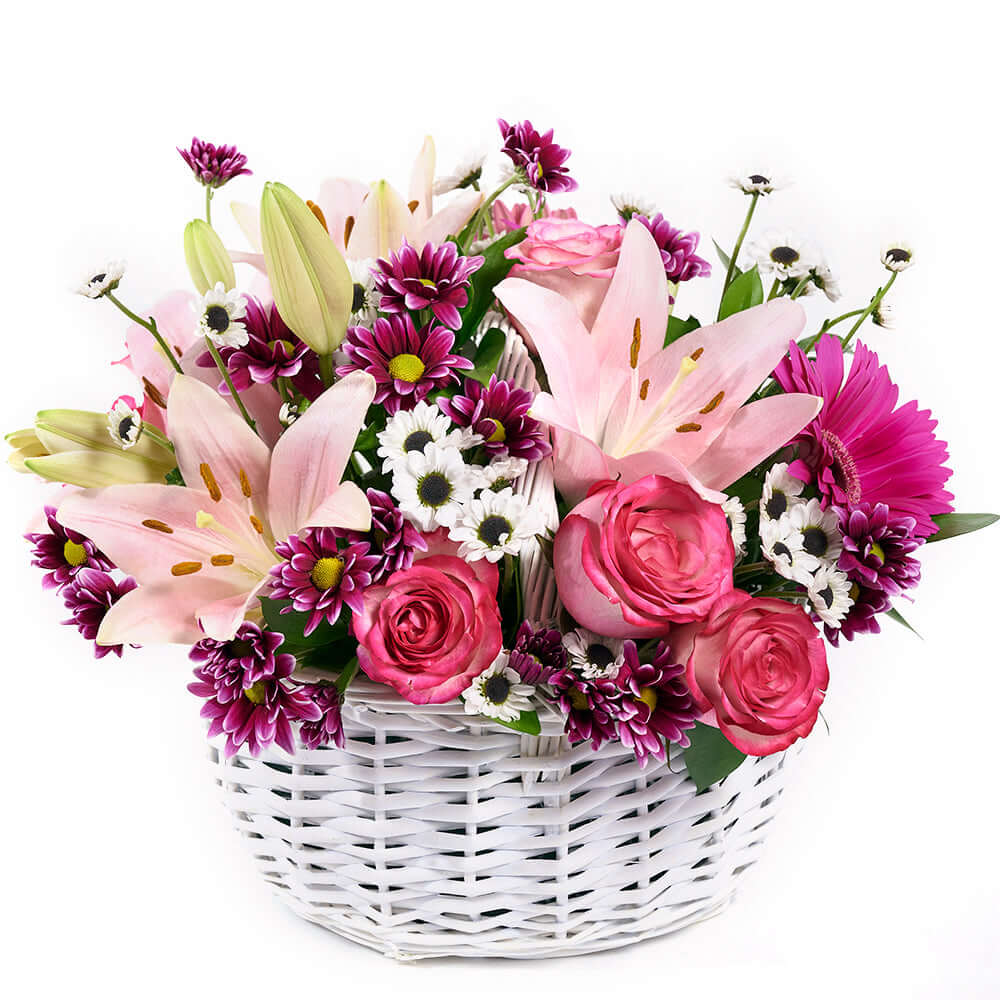 Custom Mothers Day Gift Baskets - Suddenly Spring Mother's Day Floral Gift