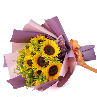 Summer Glory Sunflower Bouquet, from America Blooms - Same Day America Delivery.