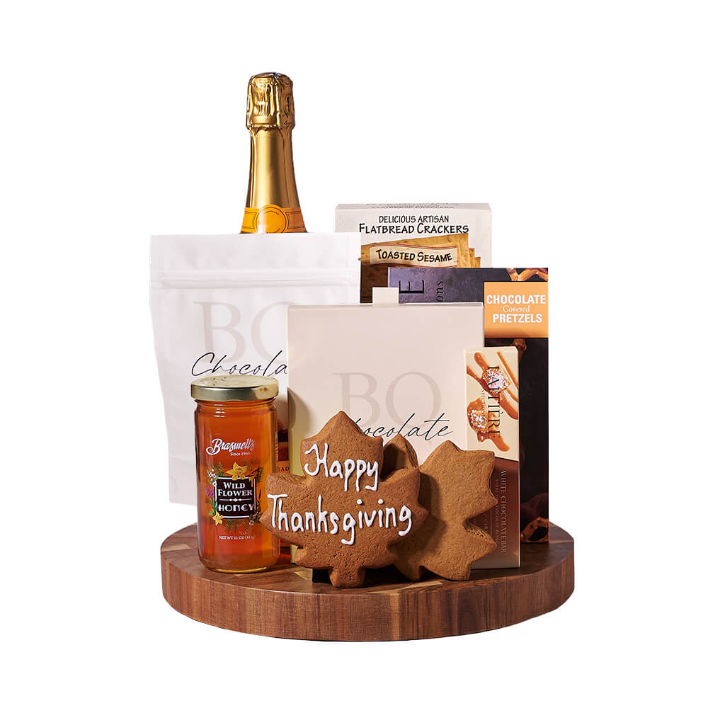 Thanksgiving Champagne &amp; Snack Gift Board, champagne gift, champagne, sparkling wine gift, sparkling wine, gourmet gift, gourmet, thanksgiving gift, thanksgiving. America Blooms-America Blooms Delivery