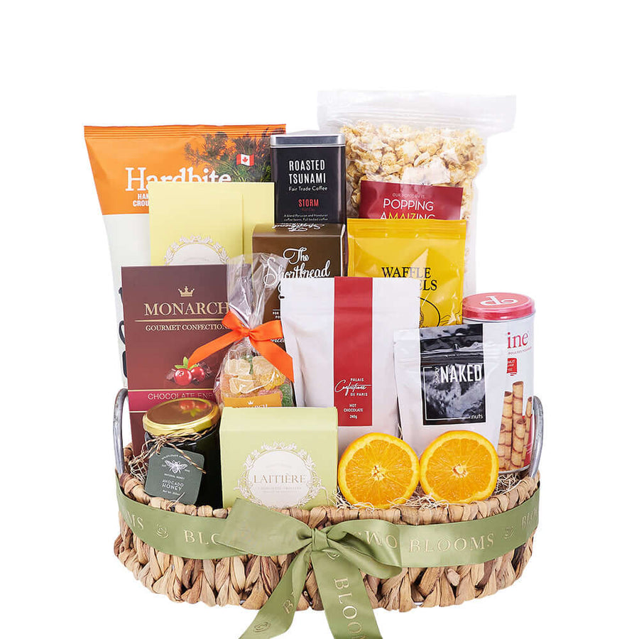 The Classy Snacking Gift Basket, Gourmet Gift Set from America Blooms - America Delivery.