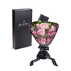 Valentine's Day 12 Stem Pink Rose Bouquet With Designer Box, Blooms America Delivery