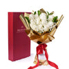 Valentine's Day 12 Stem White Rose Bouquet With Designer Box, America Blooms Flower Delivery, Valentine's Day gifts, roses. America Blooms Delivery