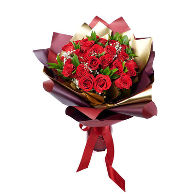 Valentine's Day 24 Red Roses Bouquet, roses, Valentine's day gifts, America Blooms Flower Delivery