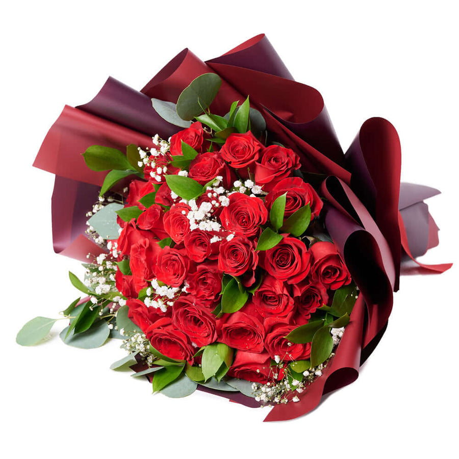  Valentine's Day 36 Red Roses Bouquet from America Blooms, give your sweetheart the gift they have been waiting for this Valentine’s Day. Delivery