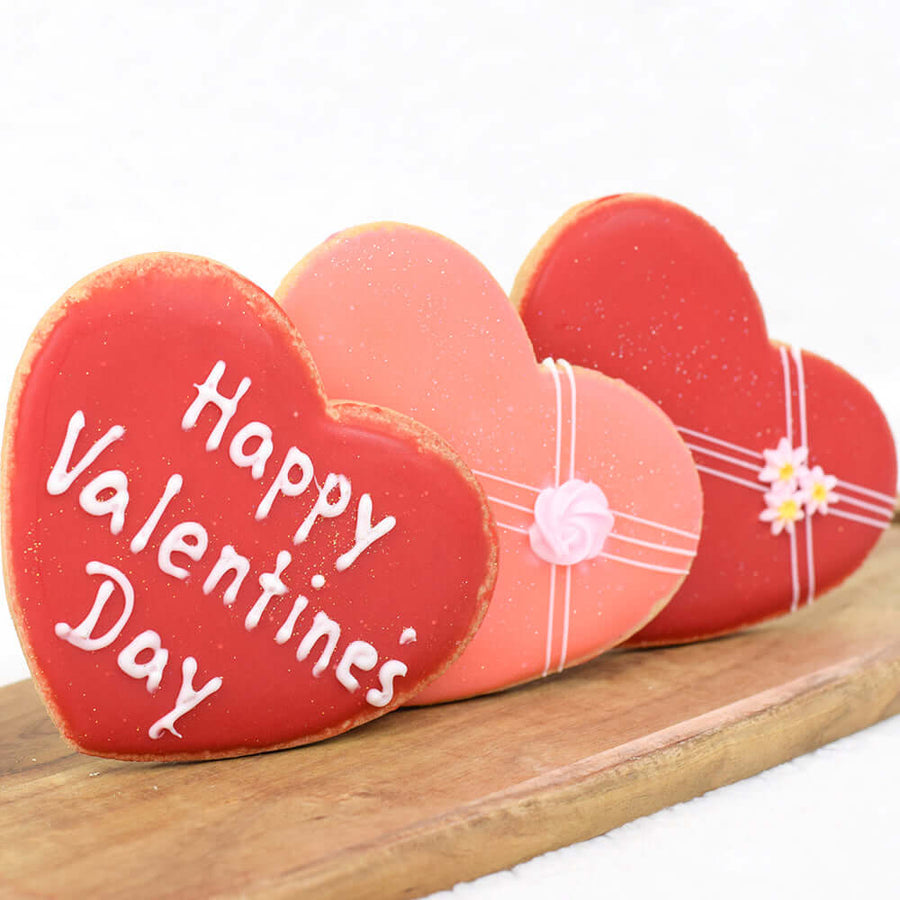 Valentine's Day Assorted Heart Cookies, America Blooms -America Blooms Delivery