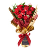 Valentine's Day Dozen Red Roses Bouquet,Blooms America Same Day Flowers Delivery, Valentine's Day gifts