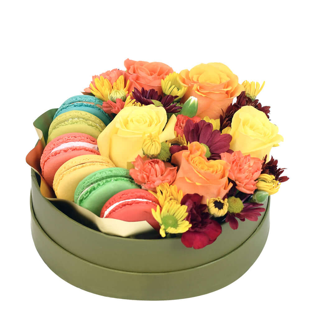Vintage Rainbow Floral   America Blooms Gourmet Flower Gift - Same Day America Blooms Delivery