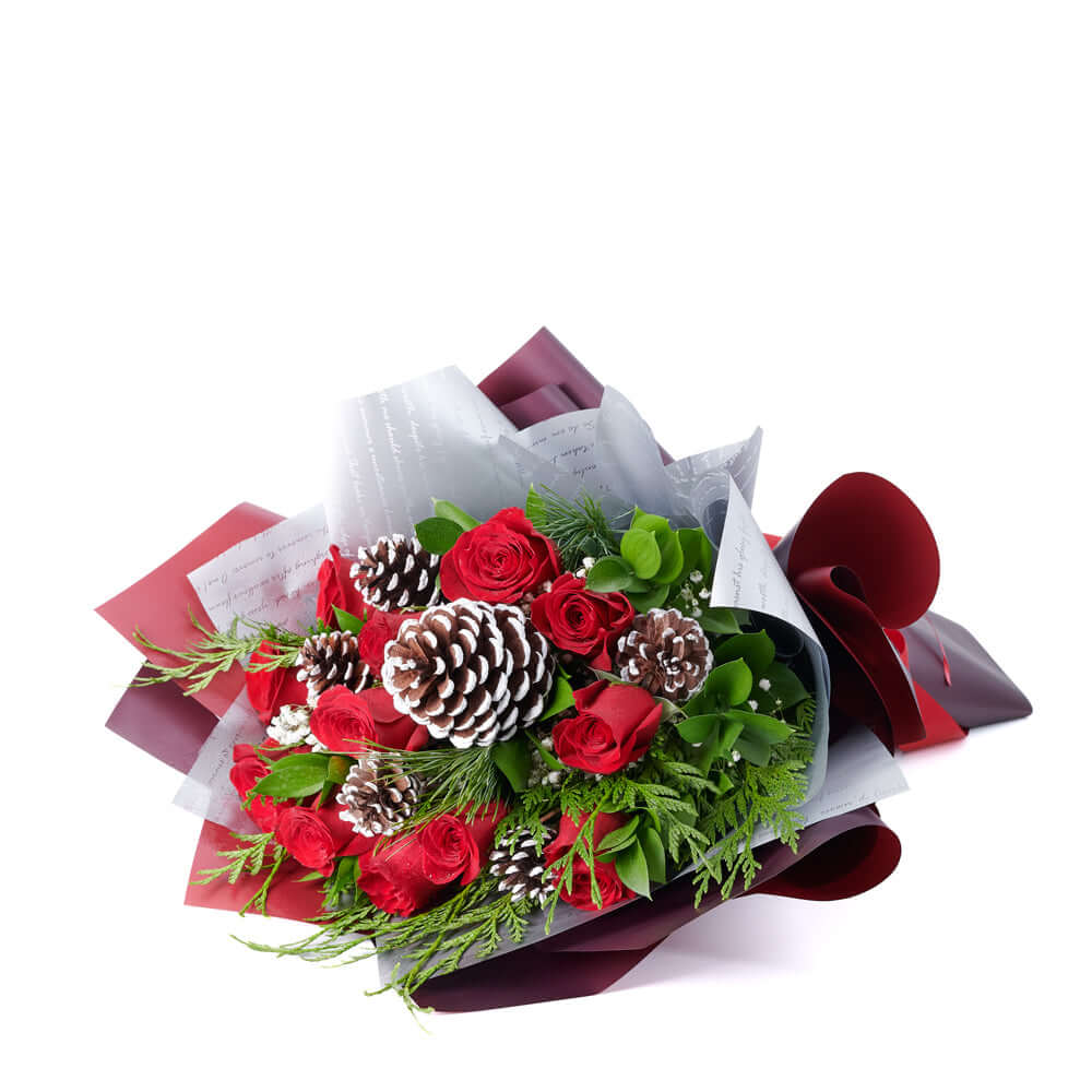 Winter Rose Bouquet America Blooms Delivery