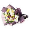 Multi-coloured mixed daisy bouquet. Blooms America Delivery.