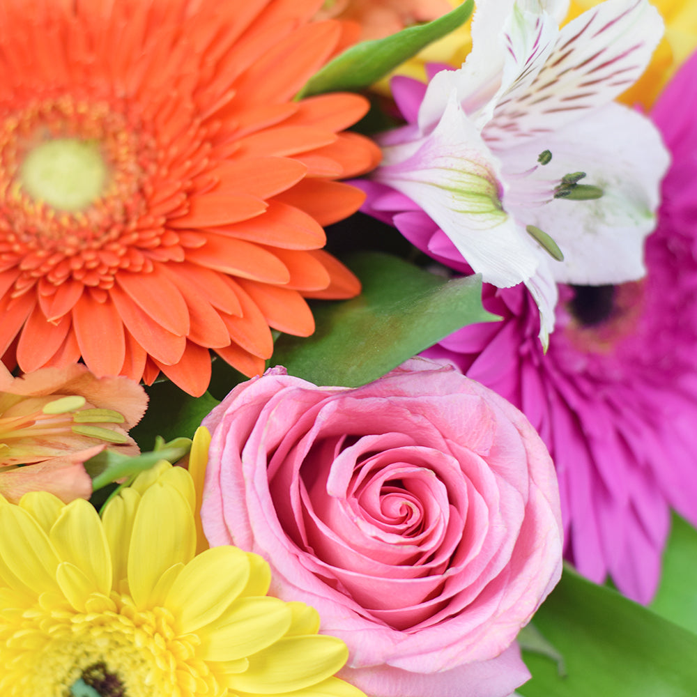 Celebrating Her Flowers & Wine Gift, Champagne Gift Set from America Blooms - America Delivery.