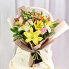 Country Cottage Mixed Peruvian Lily Bouquet - Flower Gift - Same Day America Delivery