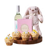 Easter Wine & Cupcake Gift, easter gift, easter, wine gift, wine, cupcake gift, cupcake, chocolate gift, chocolate, gourmet gift, gourmet. America Blooms- America Blooms Delivery
