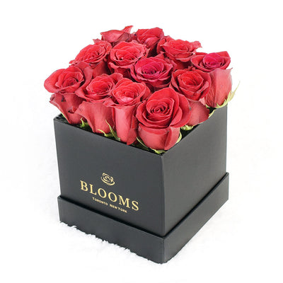 Full of Life Rose Hat Box - Red Rose Hat Box. America Blooms- America Blooms Delivery