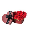 Heart Box of Red Roses, rose box, rose, flower gift, flower, valentines gift, valentines, gift box, gift. Blooms America- Blooms America Delivery