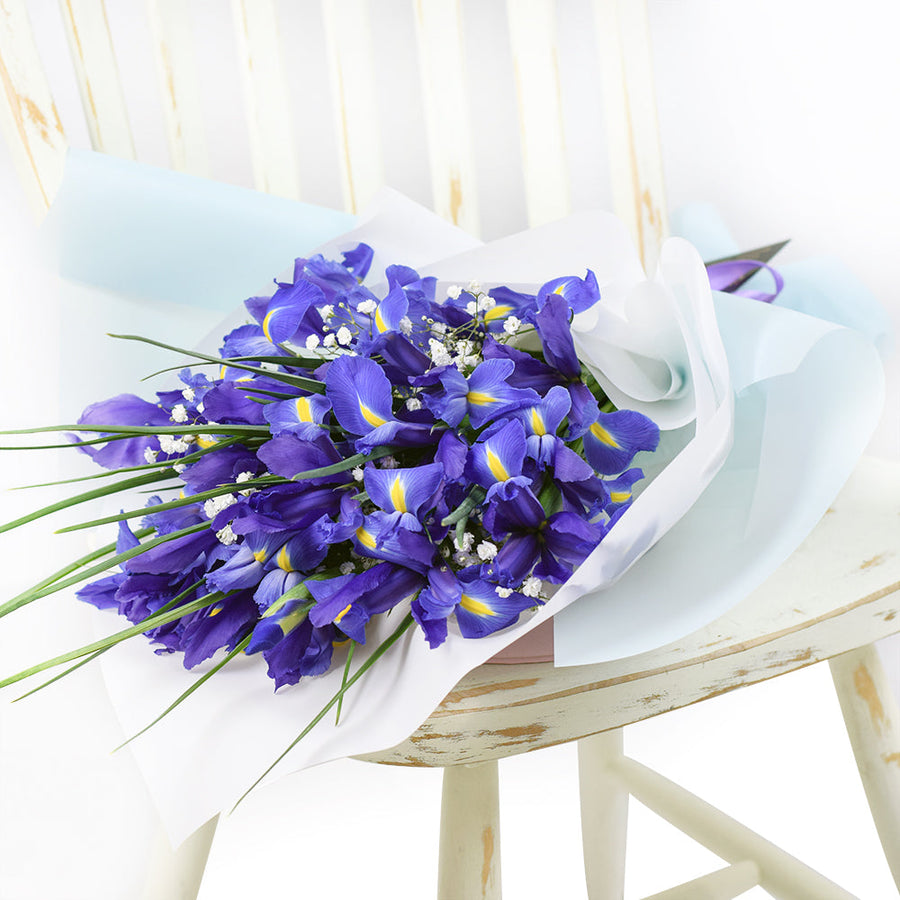Lavish Lavender Iris Bouquet, Iris Bouquet from America Blooms - America Delivery.