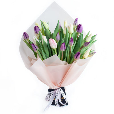 America Blooms  Flower Delivery - America Blooms Flower Gifts - Lilac Tulip Bouquet