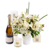 Champagne and Mixed Bouquet - Flower Gift Set - America Blooms- America Blooms  Delivery 