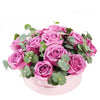 Luxe Passion Flower Box - Roses Hat Box Gift Set - America Blooms Delivery