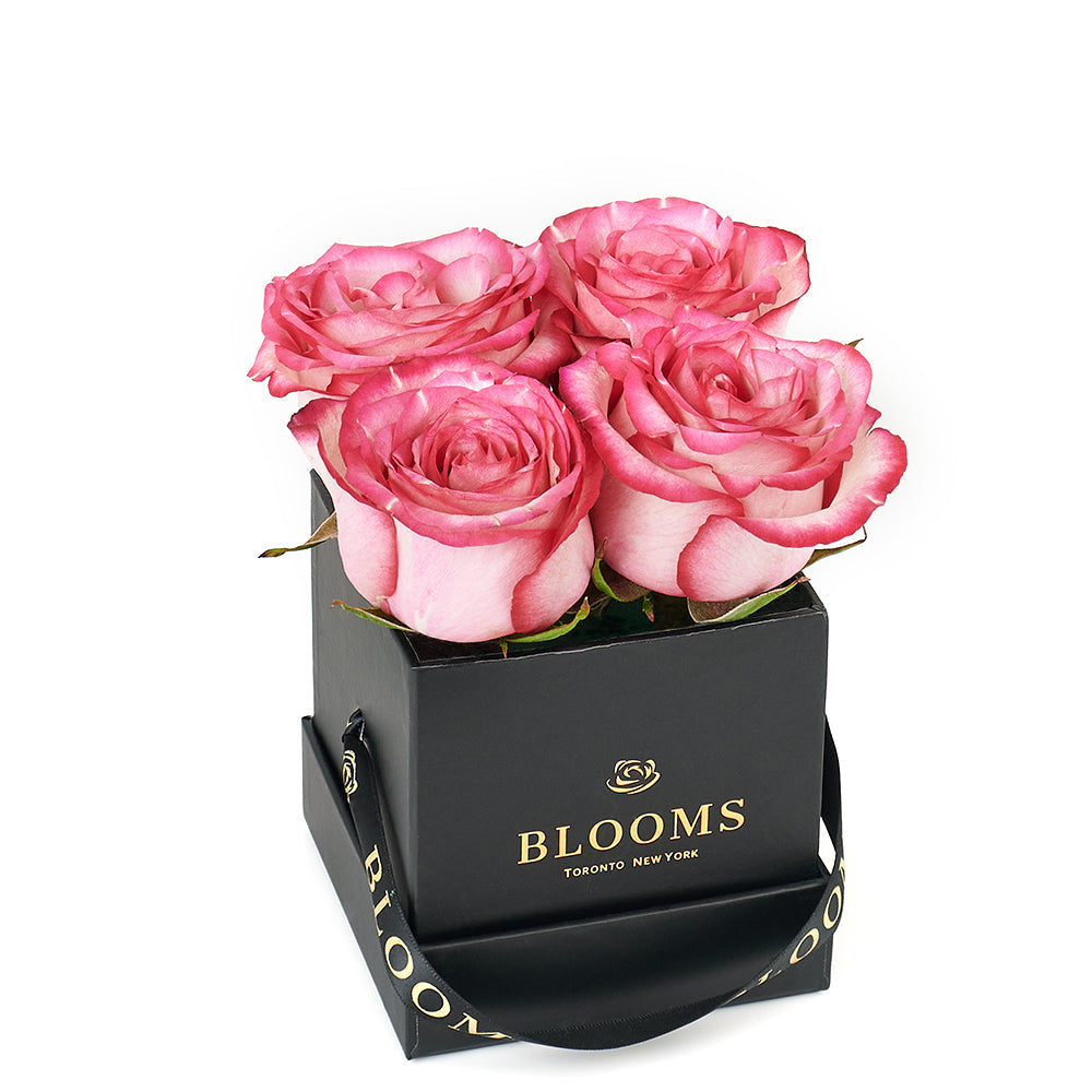 Mother’s Day Demure Pink Rose Gift, Roses Hat Box from America Blooms - America Delivery.
