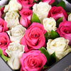 Mother’s Day Red & White Rose Box Gift, Mother’s Day Gifts from America Blooms - America Delivery.