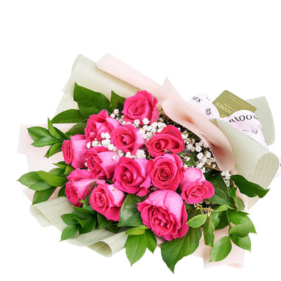 Mother's Day Traditional Dozen Stem Bouquet - Roses Bouquet Gift - America Blooms- America Blooms Delivery