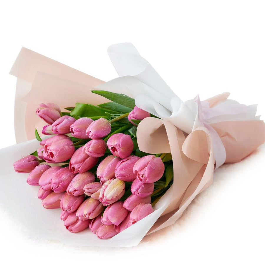 America Blooms Flower Delivery - America Blooms Flower Gifts - Pink Tulip Bouquet
